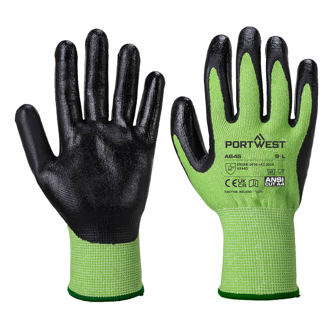 A645 - Green Cut Nitrile Foam (12pk)