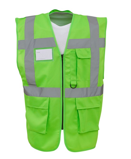 YK002 - Multifunctional executive hi-vis waistcoat (One Colour)