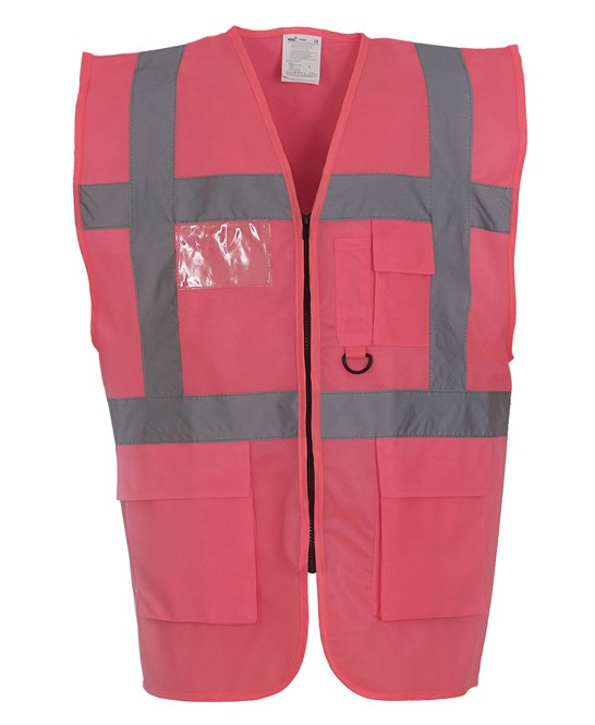 YK002 - Multifunctional executive hi-vis waistcoat (One Colour)