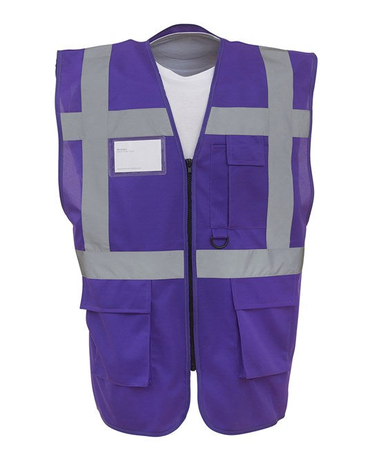 YK002 - Multifunctional executive hi-vis waistcoat (One Colour)