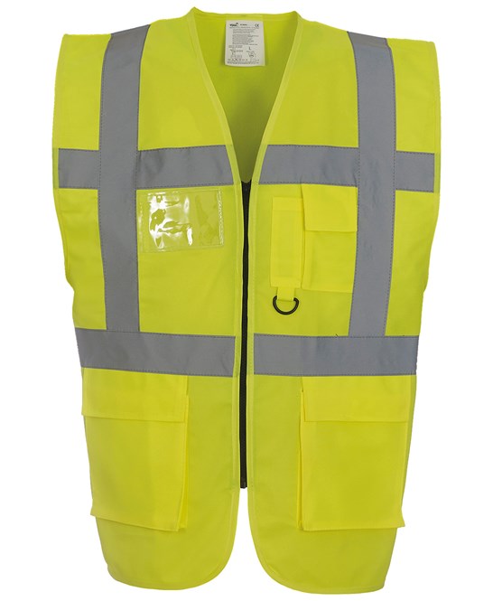 YK002 - Multifunctional executive hi-vis waistcoat (One Colour)